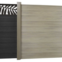 Deluxe Composite Fence Panel Set (Hard Ground)