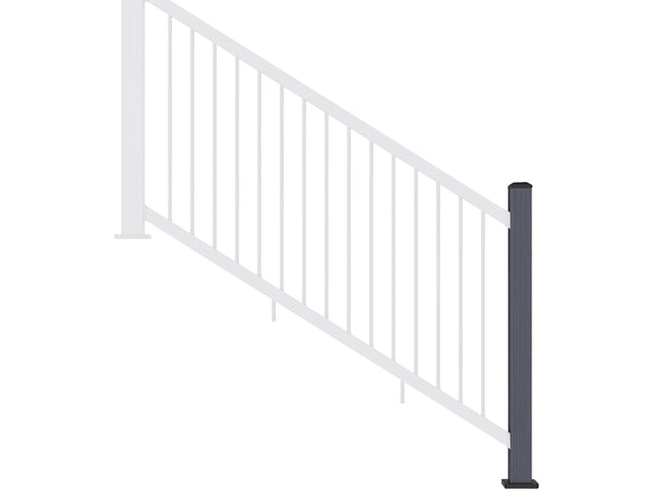 Aluminium Spindle Stair Railing