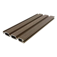 Slatted Composite Fence Panel Set (Soft Ground)
